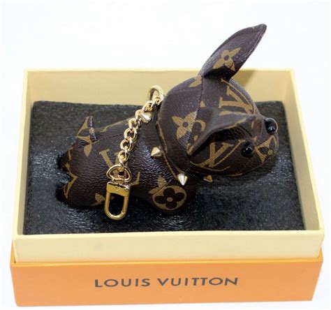 louis vuitton bulldog keychain price|louis vuitton coin pouch keychain.